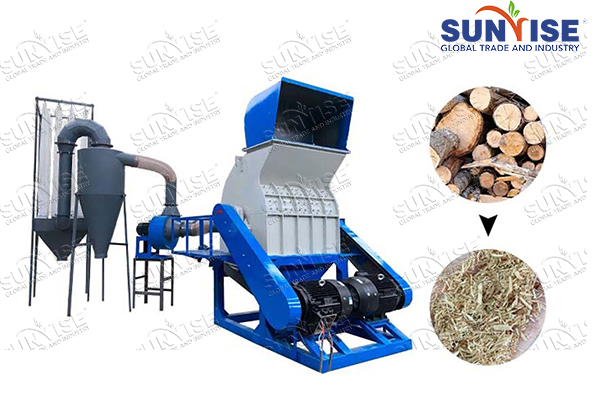 hammer mill in biomass biochar briquette line