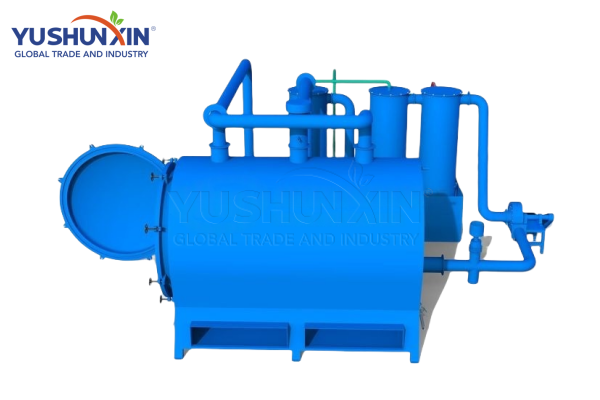 sawdust briquettes horizontal carbonization machine